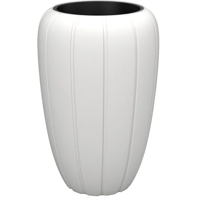 Puķu pods Gaja 615x400mm, 12.5L balts