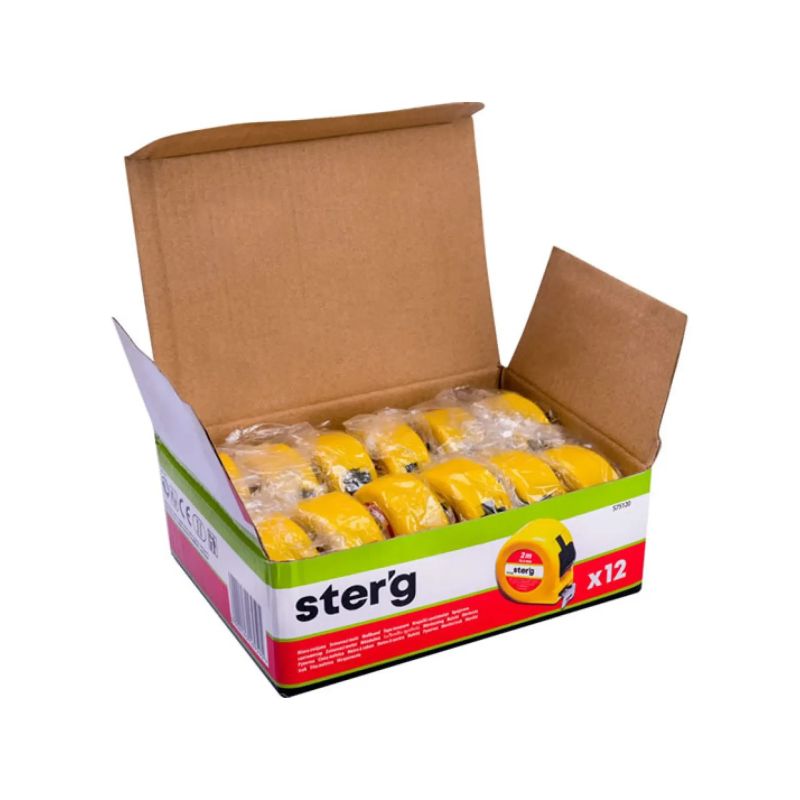 Measuring tape 2 m x 12,5 mm, STER'G