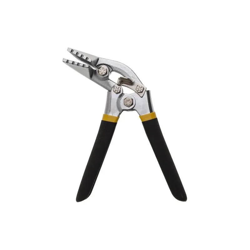 Rokas knaibles metāla lokšņu locīšanai 80 mm, izliektas.