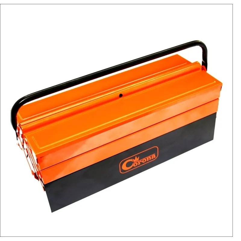 Tool box, metal, 5 compartments 430mm