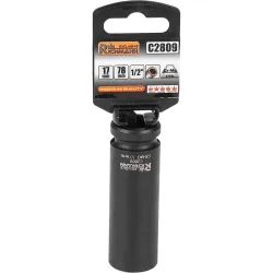 Single deep impact socket 1-2' 18 mm corona