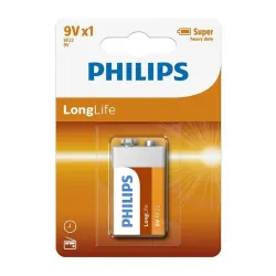 Baterija Philips 9V Longlife 1gb