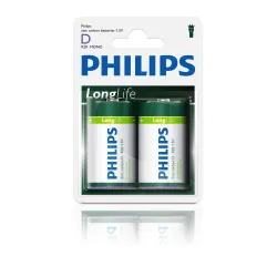 Baterija Philips D Longlife 2gb