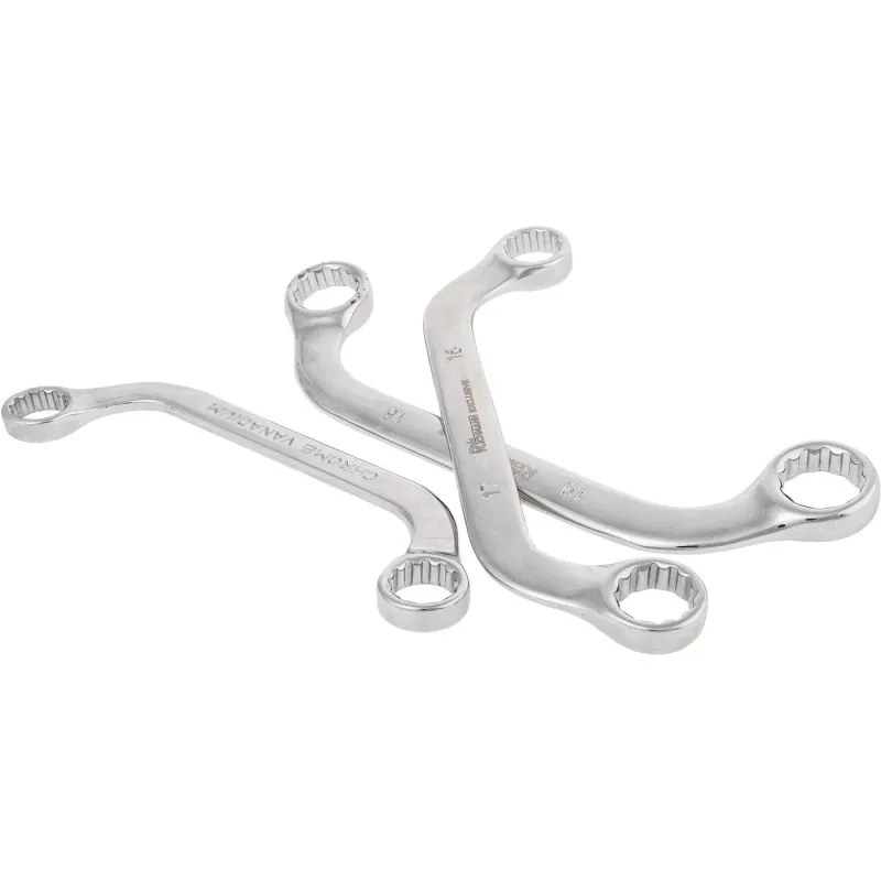 Lenkti raktai 10 mm - 19 mm, 5 vnt.