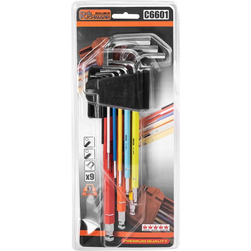 Richmann kuuskantvõtmed 1,5-10 mm