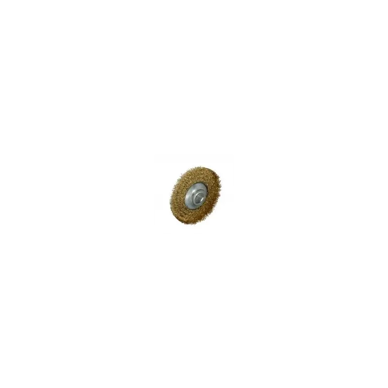 Stiepļu birste ar misiņa pārklājumu 120 mm. M14