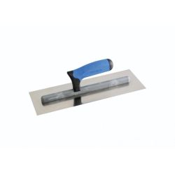 Stainless steel grout float with a two-c