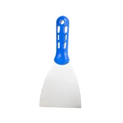 Stainless steel spatula with plastic handle, 100 mm. KUBALA