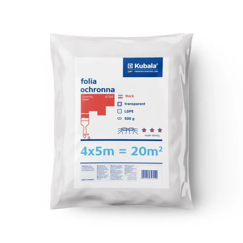 Protective film, 25 micron strong 4x5m 20kv-m.