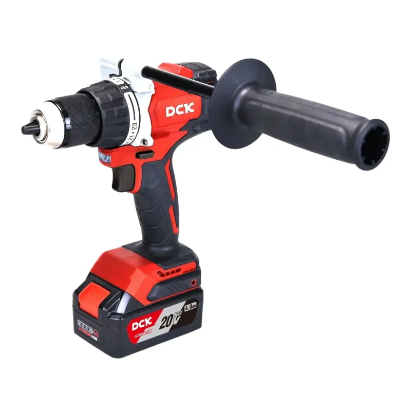 Bezvada bezsuku skrūvgriezis 20V, KDJZ06-13EK, DCK ,2x4,0Ah akumulatori, lādētājs,