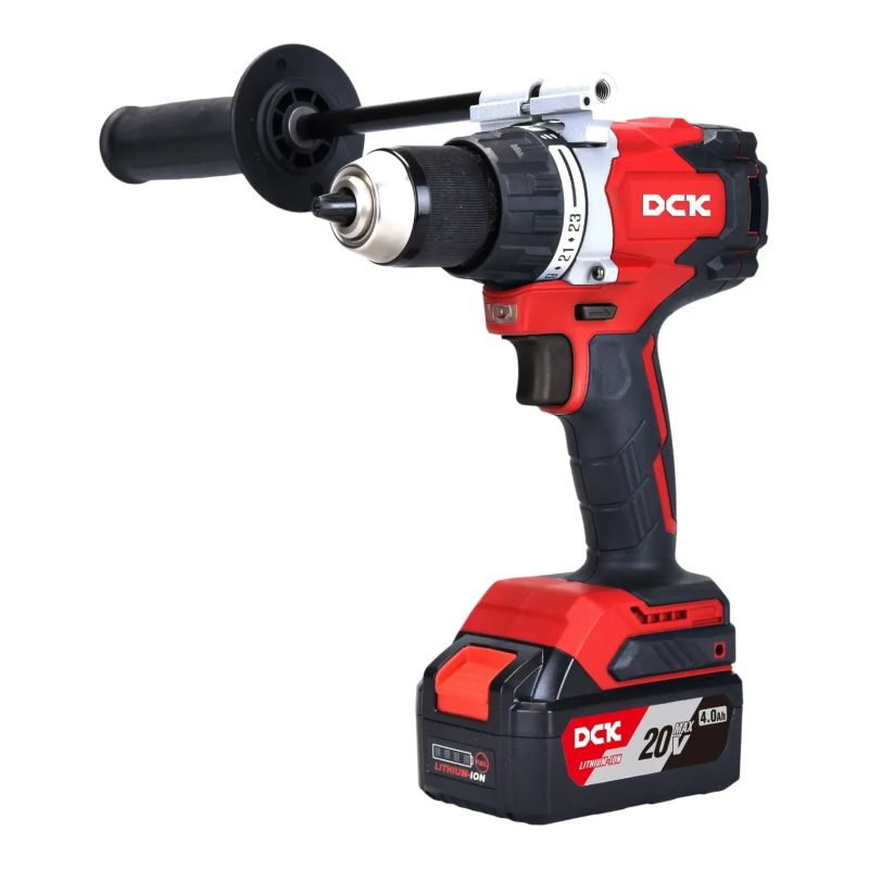 Bezvada bezsuku skrūvgriezis 20V, KDJZ06-13EK, DCK ,2x4,0Ah akumulatori, lādētājs,