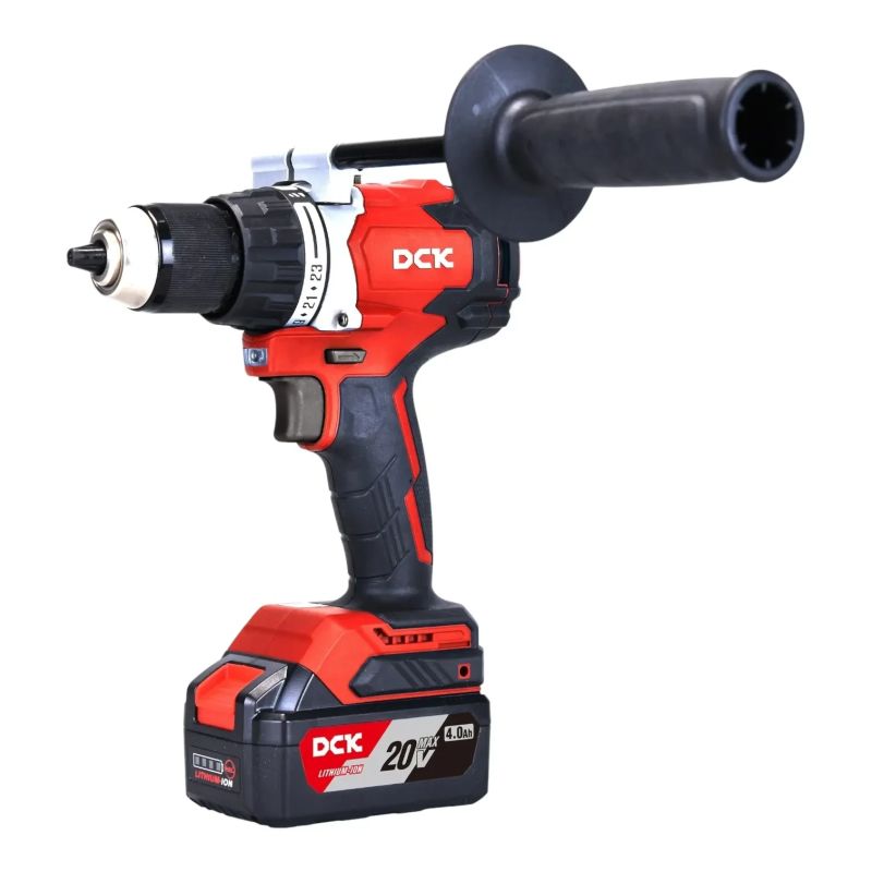 Bezvada bezsuku skrūvgriezis 20V, KDJZ06-13EK, DCK ,2x4,0Ah akumulatori, lādētājs,