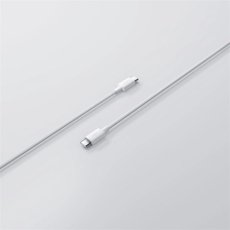 Xiaomi 3A Braided USB-C to USB-C Cable ,1m,, White