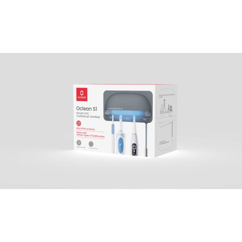 Oclean Toothbrush Sanitizer S1 Grey New Packaging