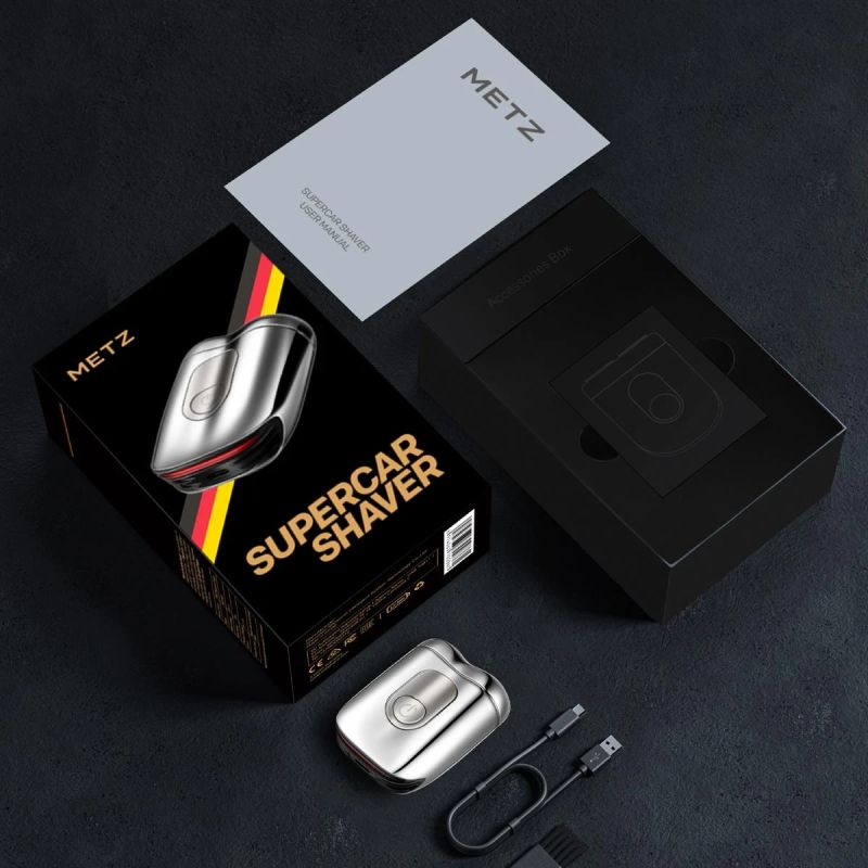 MZCP021 Metz Super Car Shaver, Silver.