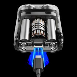 MZXZ021 Metz Traveller Shaver, White.