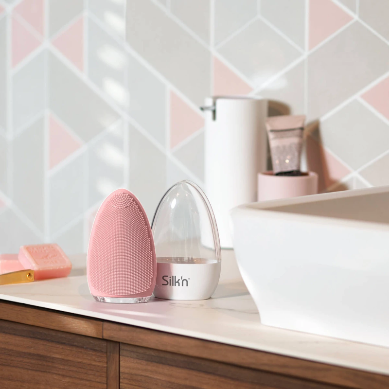 Silkn Bright Silicone Facial Cleansing Brush ,FB1PE1P001,