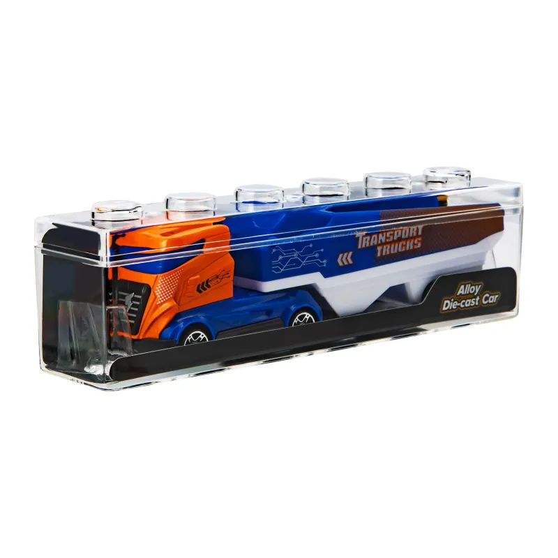 Metāla kravas automašīna ar piekabi, 20,5 cm