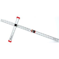 Ruler T form, adjustable 120 cm - 35 cm, KAPRO