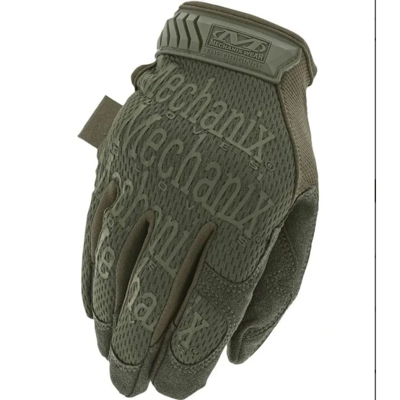 Cimdi Mechanix The Original Olive Drab L izmērs. Velcro, sintētiskā āda, TrekDry