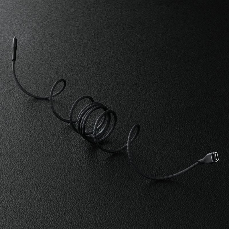 STATIK MagStack Pro, Magnetic Cable, USB-C to USB-C, 2m, Black