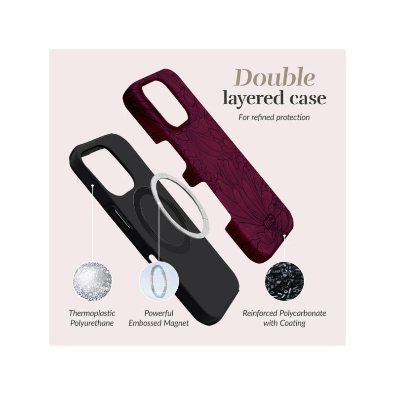 MIO Berry Blooms Magsafe Compatible for iPhone 17 Pro