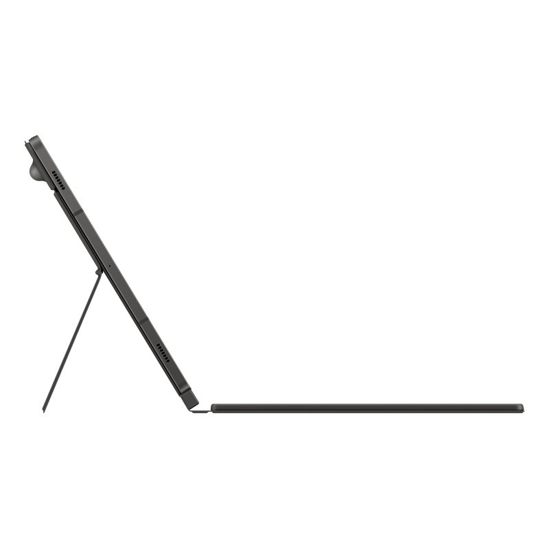 DX725UB Book Cover Keyboard Samsung Galaxy Tab S9-S9 FE-S10 FE-S10 Lite, Black