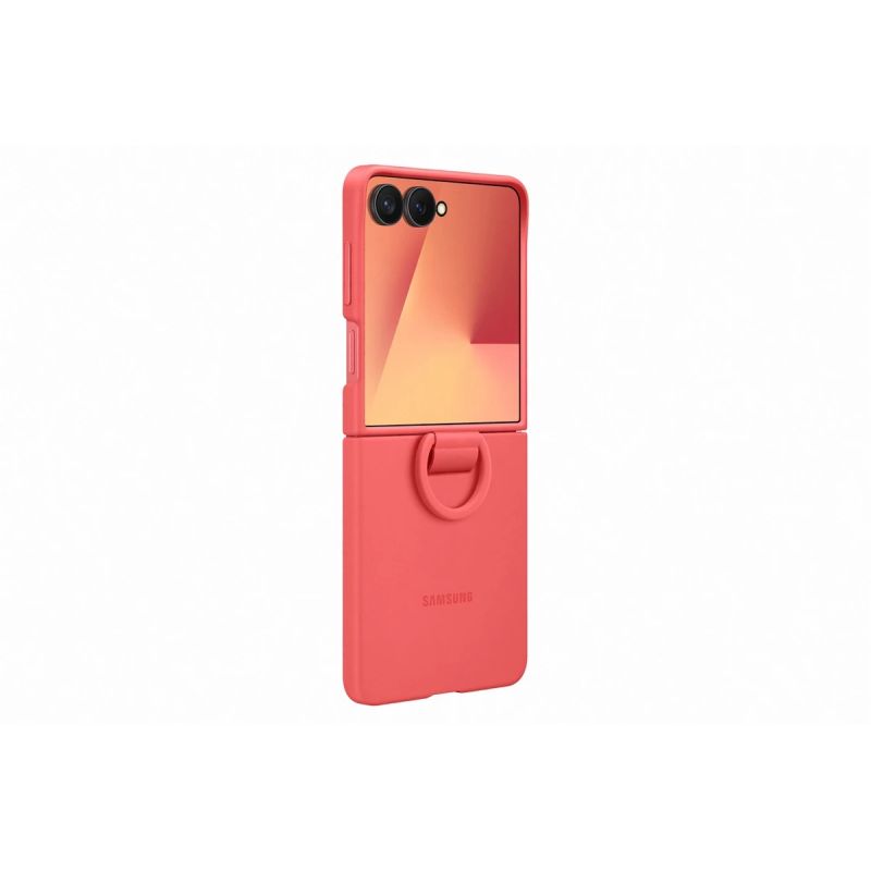 PF766TREGWW Ring Case ,Silicone, Samsung Galaxy Flip7, Red