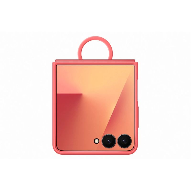 PF766TREGWW Ring Case ,Silicone, Samsung Galaxy Flip7, Red