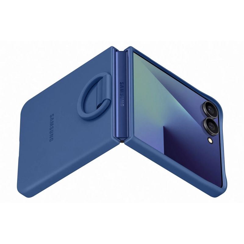 PF766TNEGWW Ring Case ,Silicone, Samsung Galaxy Flip7, Blue