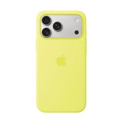 MGFM4ZM-A iPhone 17 Pro Max Silicone Case with MagSafe, Neon Yellow