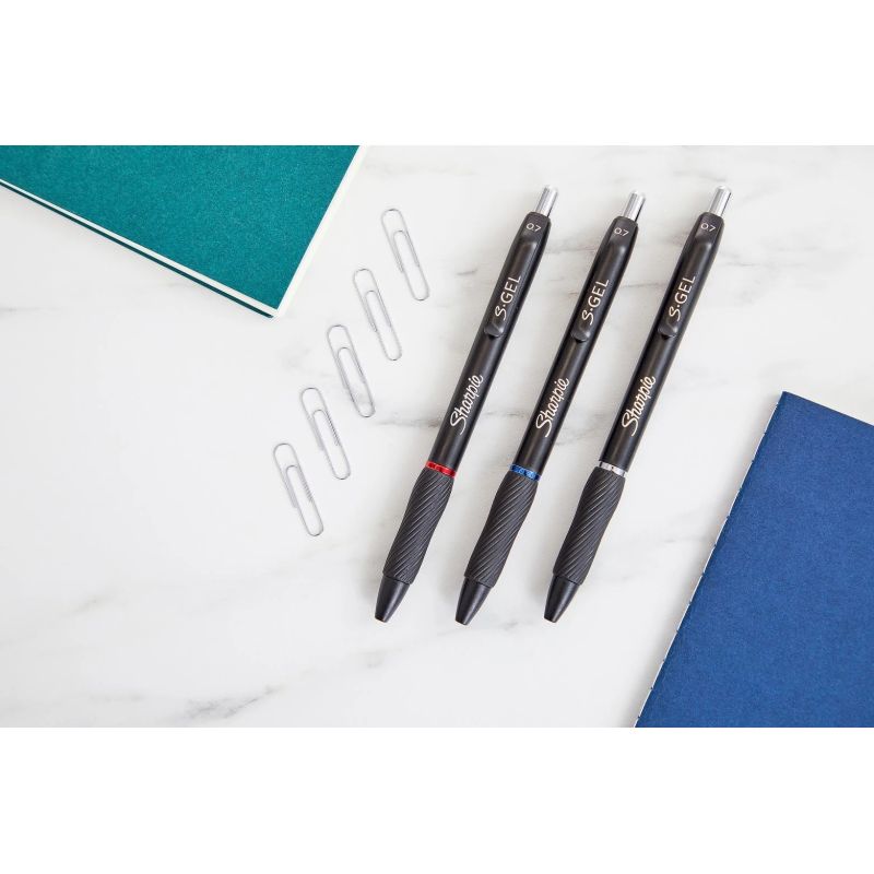 Rakstāmais Sharpie S-GEL, zils-melns-sarkans