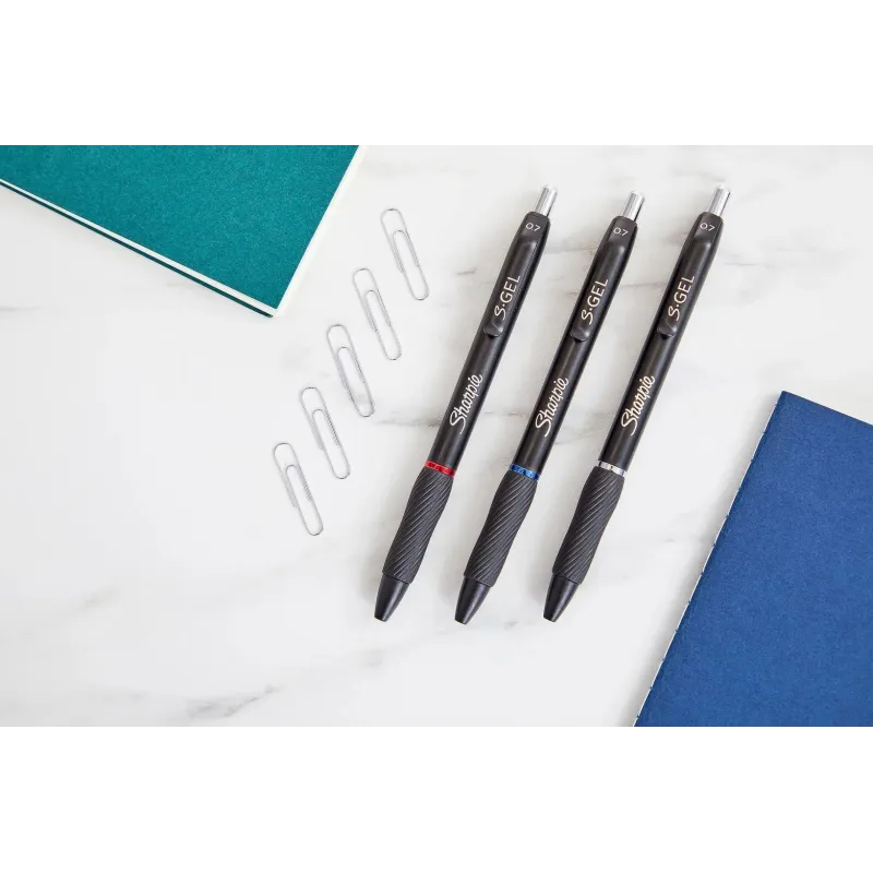 Rakstāmais Sharpie S-GEL, zils-melns-sarkans