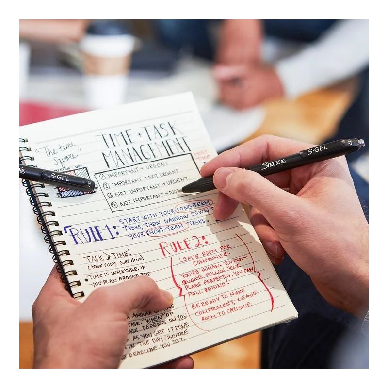 Rakstāmais Sharpie S-GEL, zils-melns-sarkans