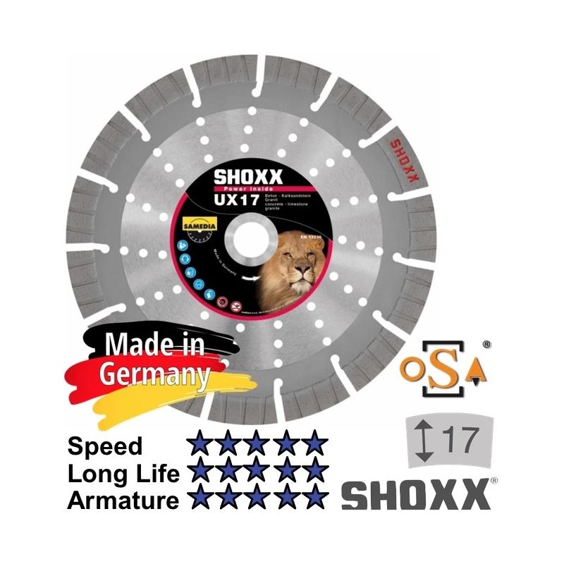 Dimanta disks SHOXX UX17 350x25,4x17mm