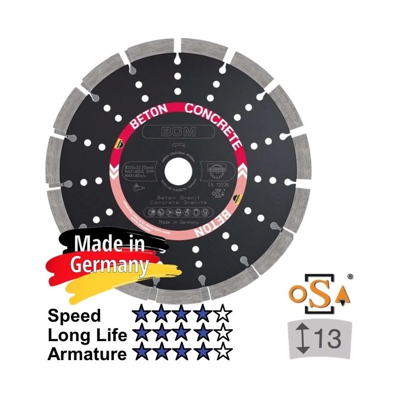 Dimanta disks MASTER BGM 350x25,4x13mm