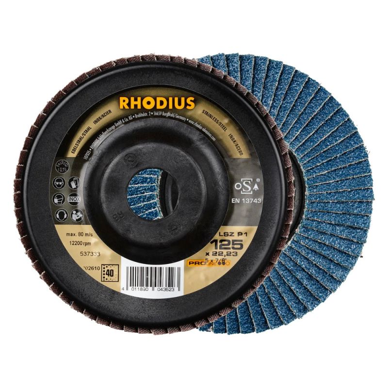 Rhodius 180 mm sanding disc, 180 mm. LSZ40