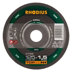Cutting disc XT66, 125x1.5x22.23 mm, RHODIUS