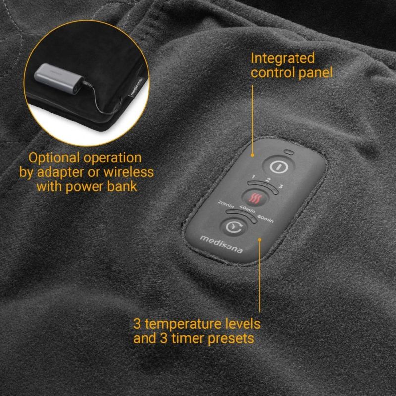 Medisana OL 200 Heated blanket Black