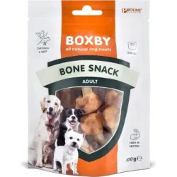 BOXBY BONE SNACK 100gr - GARDUMA KAULS PIEAUGUŠIEM SUŅIEM