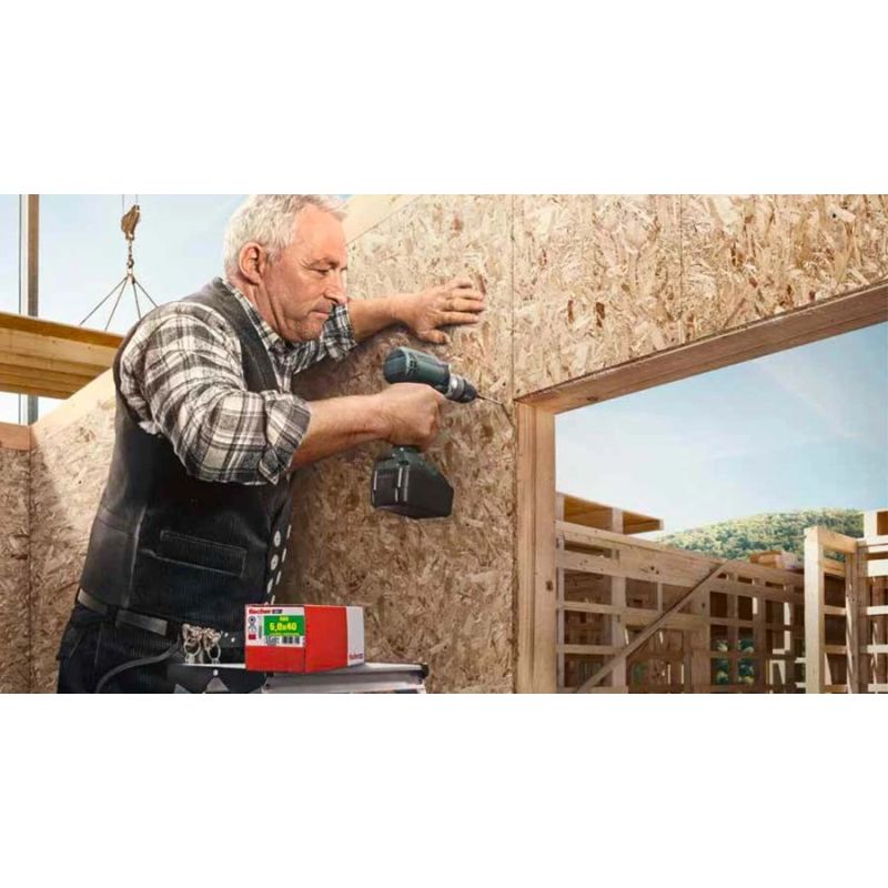 Kokskrūve 5,0 x 80 A2 Torx, 100 gab.