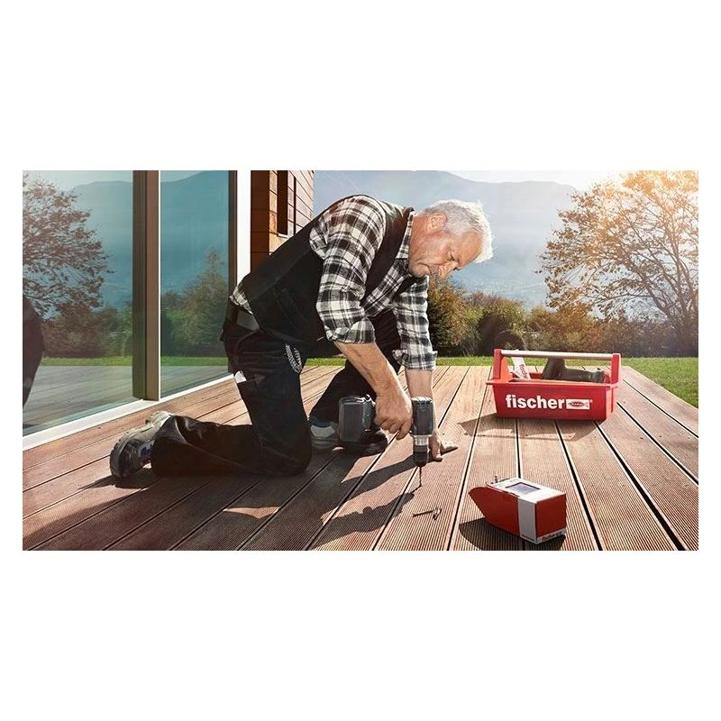 Koka skrūves FPF-SZ 5,0x60 A2 25 gab