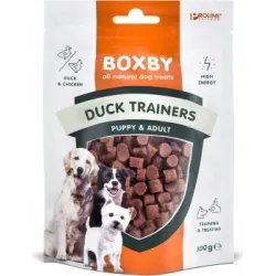 BOXBY DUCK TRAINER 100gr - PĪLES GAĻAS GABALIŅI PIEAUGUŠIEM SUŅIEM