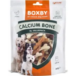 BOXBY CALCIUM BONE 360gr - KALCIJA KAULIŅI PIEAUGUŠIEM SUŅIEM