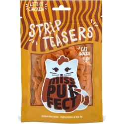 Boxby Miss Purfect gardums kaķiem 45g - Strip Teasers ar vistas gaļu