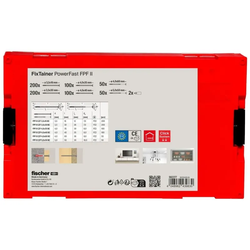 Wood screw kit FIX-Trainer PZ, 702 pcs.