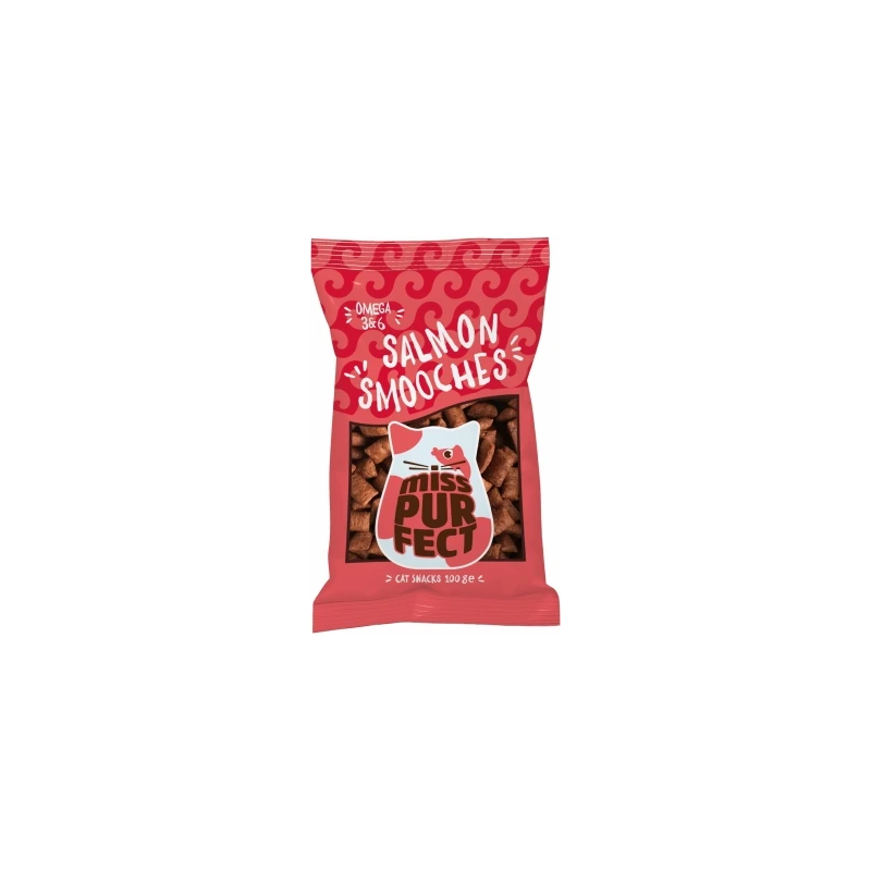Boxby Miss Purfect gardums kaķiem 100g - Salmon Smooches, spilventiņi ar lasi