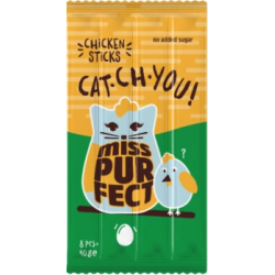 Boxby Miss Purfect Sticks with chicken 8gb - papildbarība kaķiem, kociņi ar vistas garšu