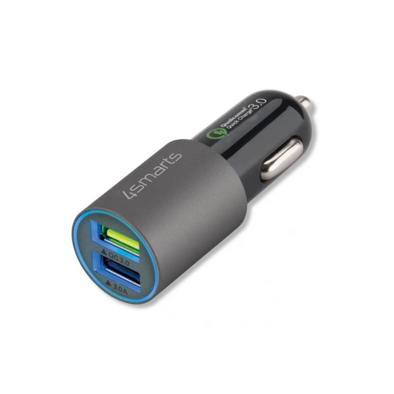 Car Charger Rapid 30W with Quick Charge, matt grey