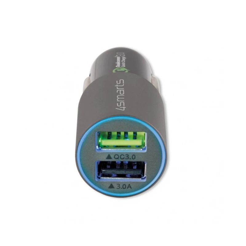 Car Charger Rapid 30W with Quick Charge, matt grey